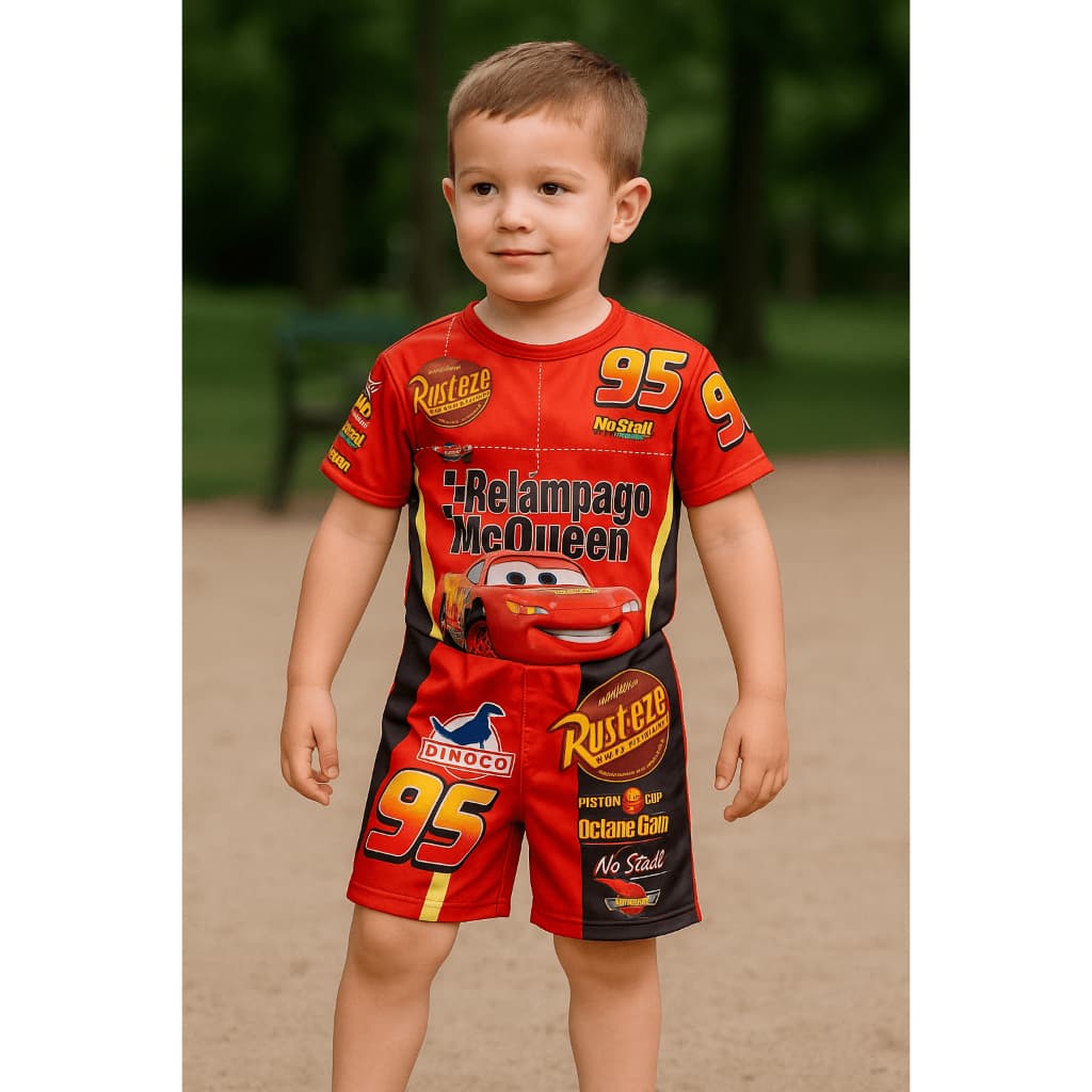 Fantasia Infantil Carros Menino Mcqueen