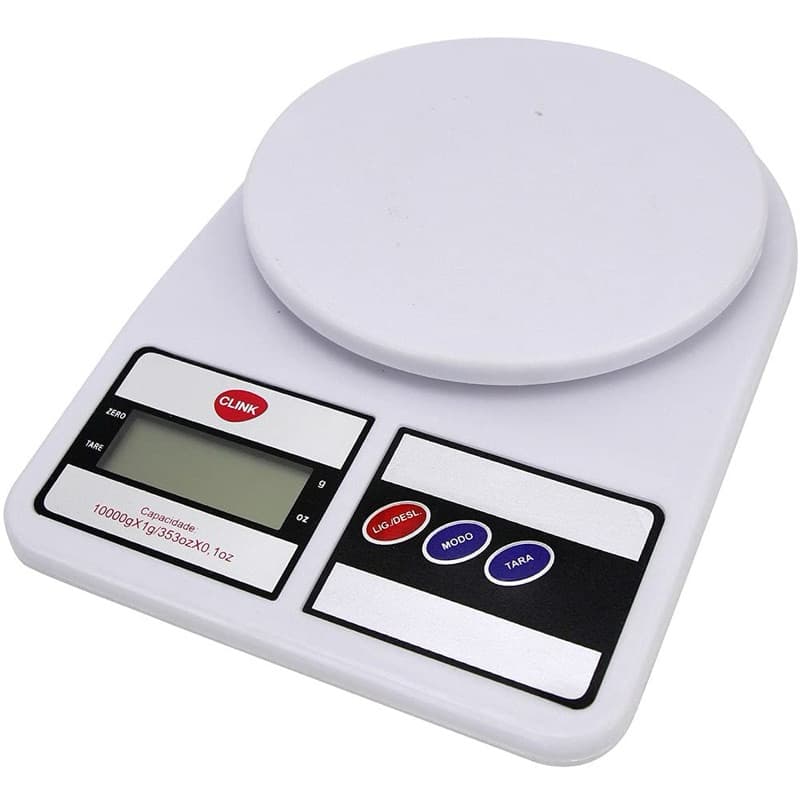 Balança Digital De Cozinha Com Precisão de 1g a 10Kg Função Tare