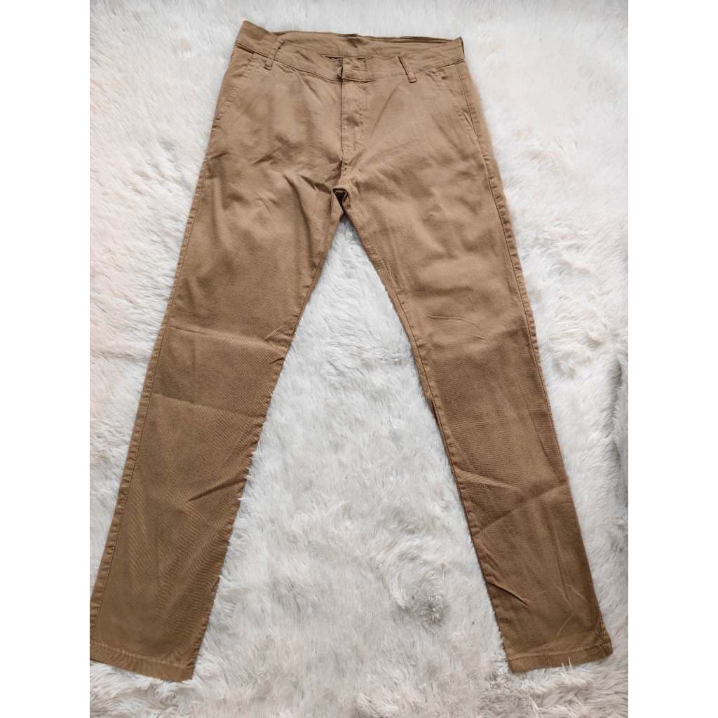 Calças Sarja Masculina Alfaiataria Esporte Fino Bolso Faca Bolso Embutido