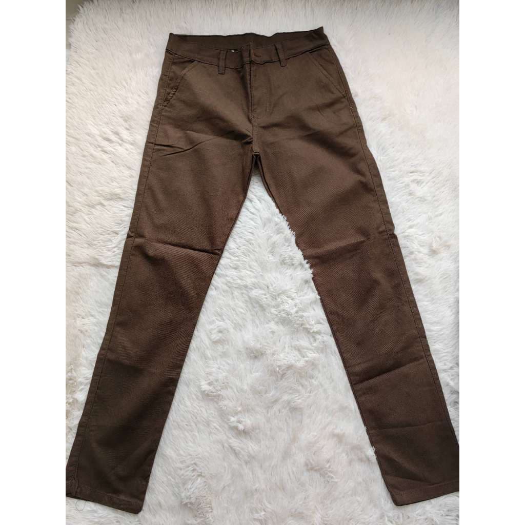 Calças Sarja Masculina Alfaiataria Esporte Fino Bolso Faca Bolso Embutido