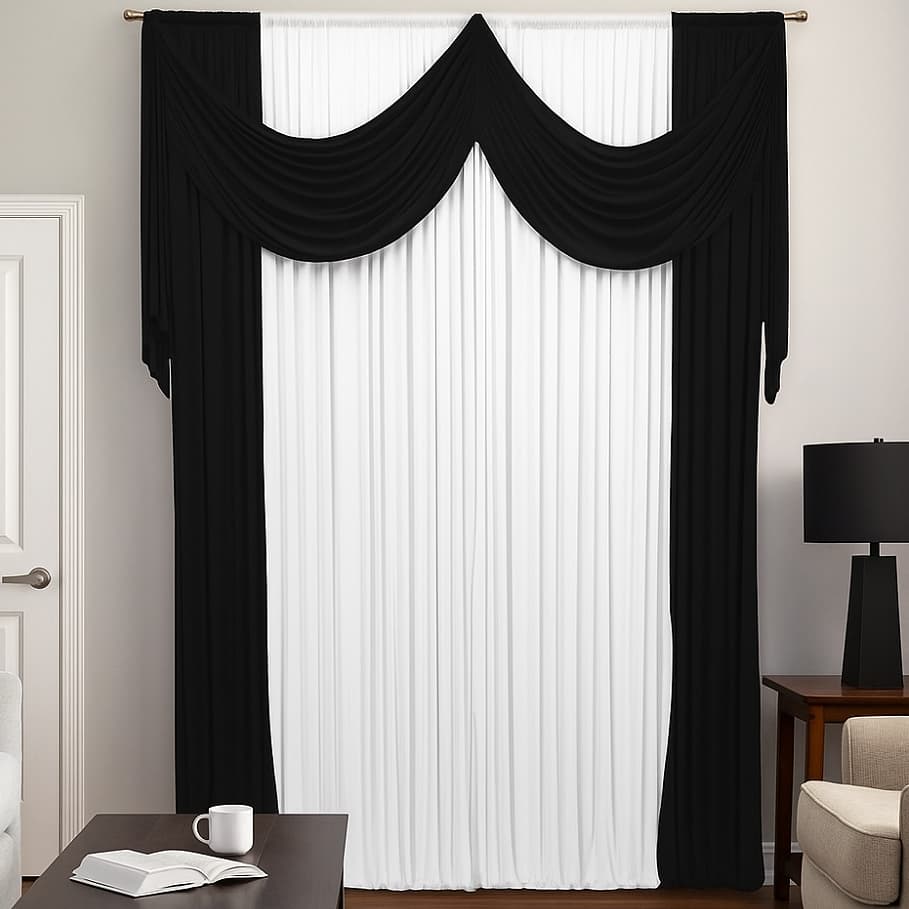 Cortina Katia- Ideal Para Sala, Quarto, Igreja.