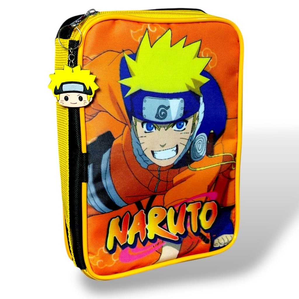 ESTOJO BOX NARUTO ESTOJO GRANDE NARUTO ORGANIZADOR ESCOLAR INFANTIL