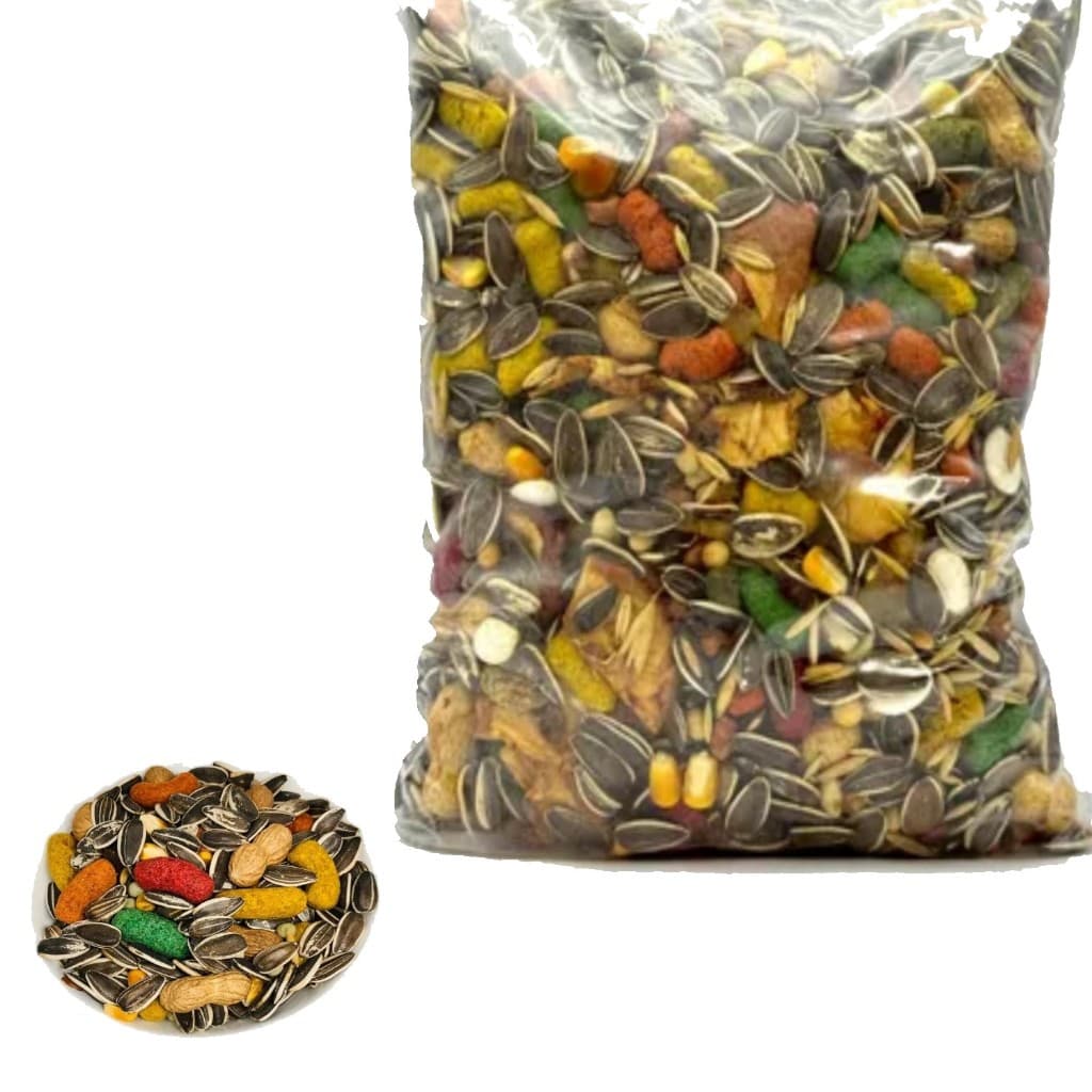 Mistura Girassol Papagaio Maritaca Alimento Essencial 1kg