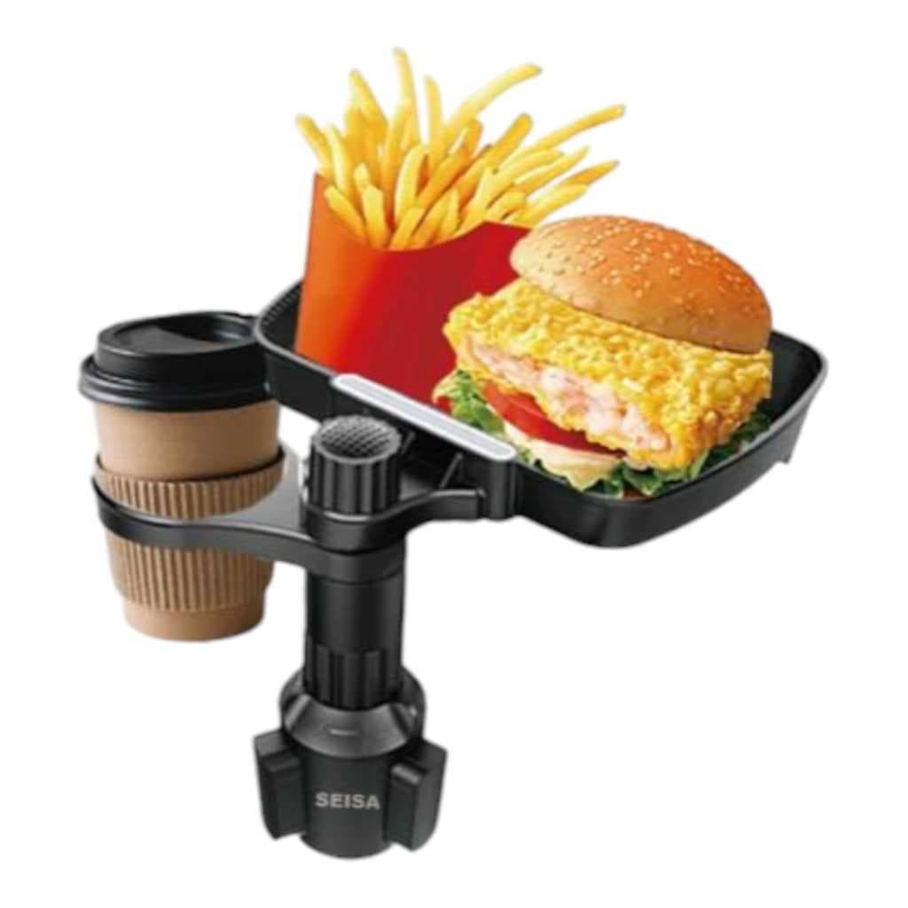 Bandeja com Porta Copos para Carro