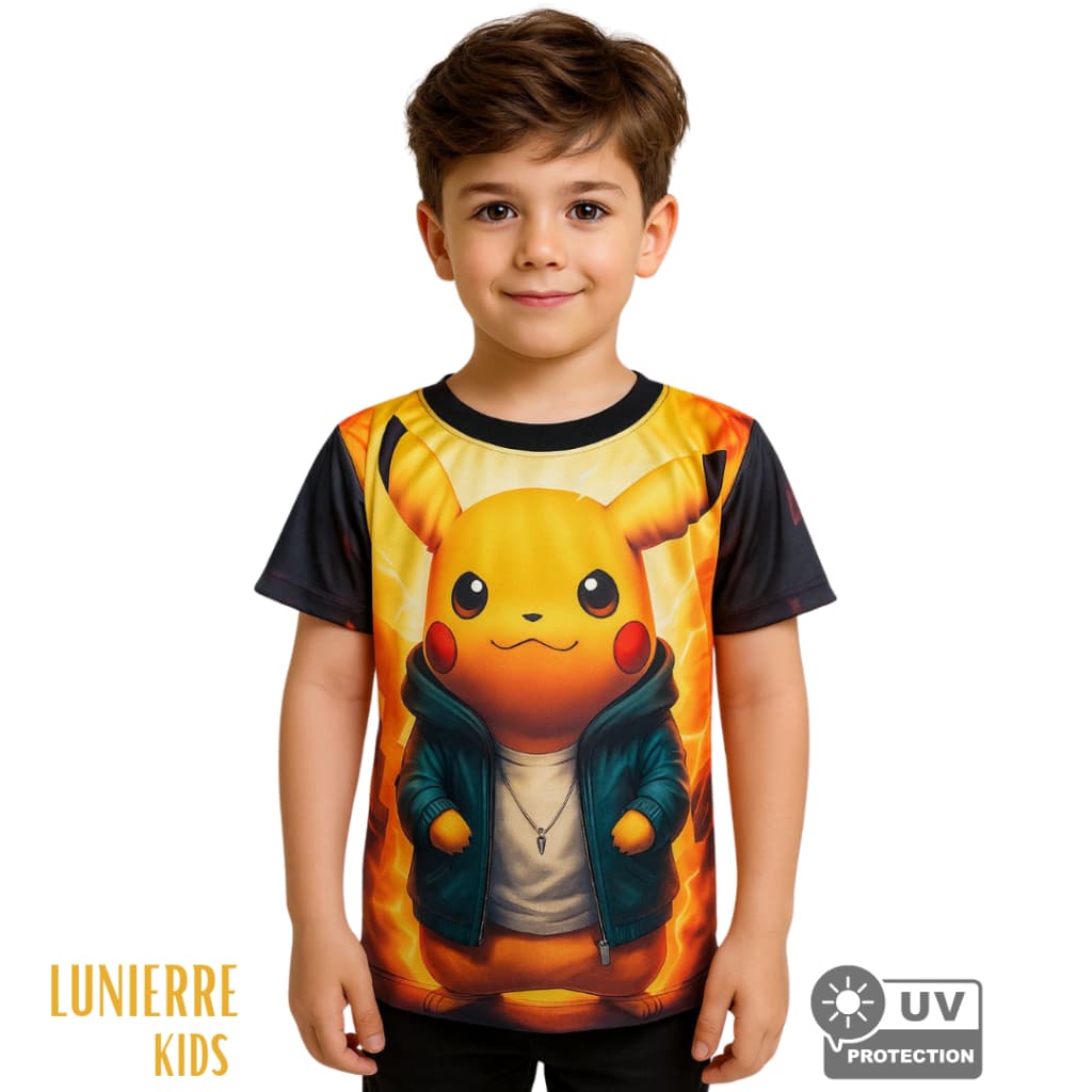 Camiseta Infantil Pikachu