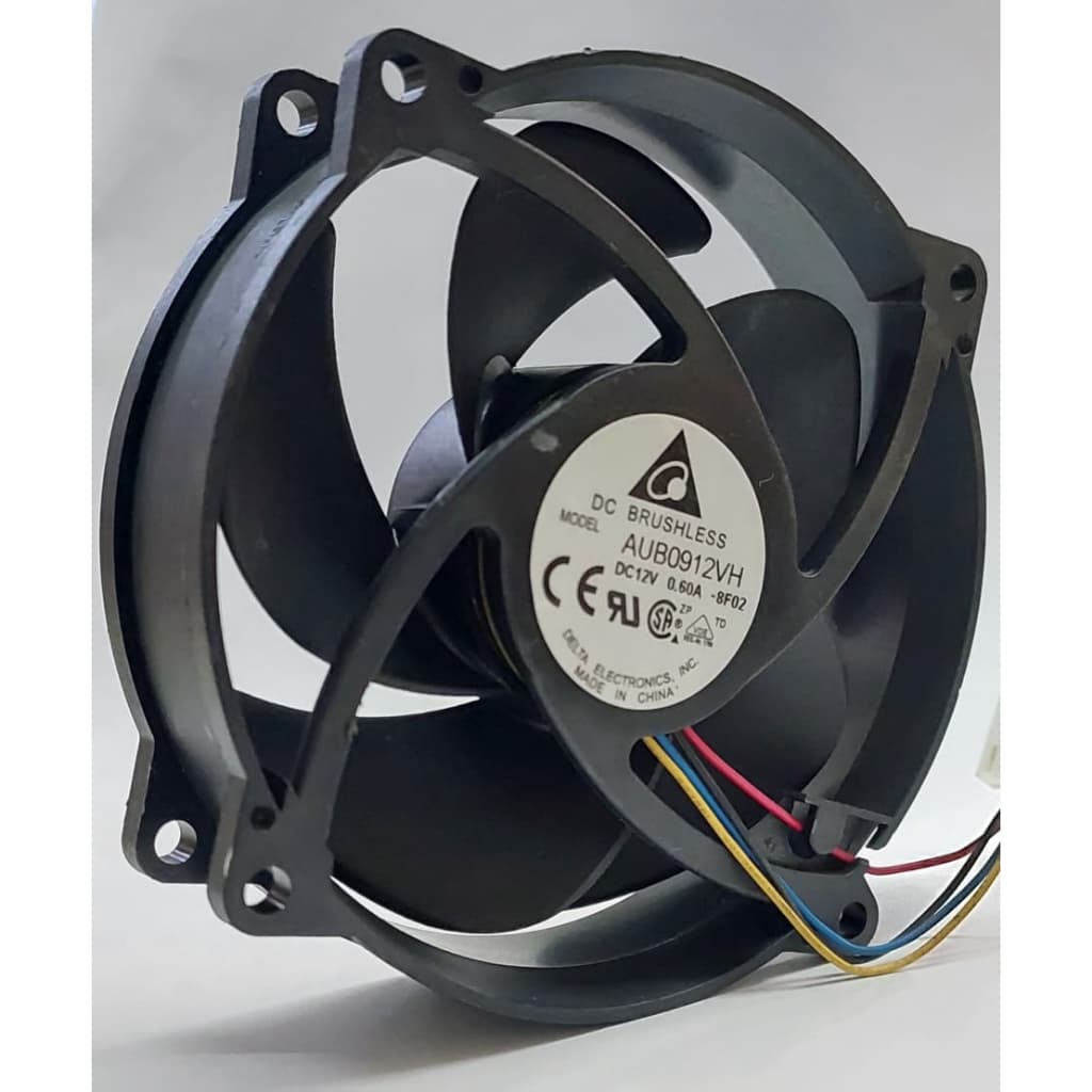 Cooler Fan Delta Modelo AUB0912VH 4 fios P/processador PWM 12v0.6A