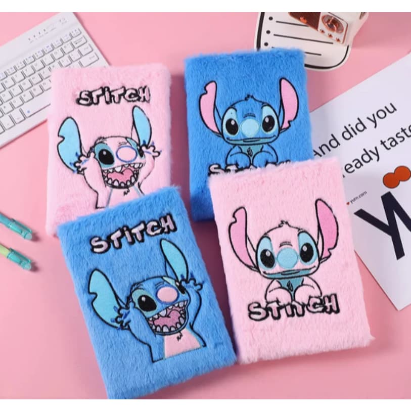 Caderno Felpudo A5 Stitch com 80 Folhas
