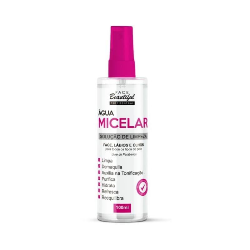 Água Micelar Facial 7 em 1 - Face Beautiful | 100ml