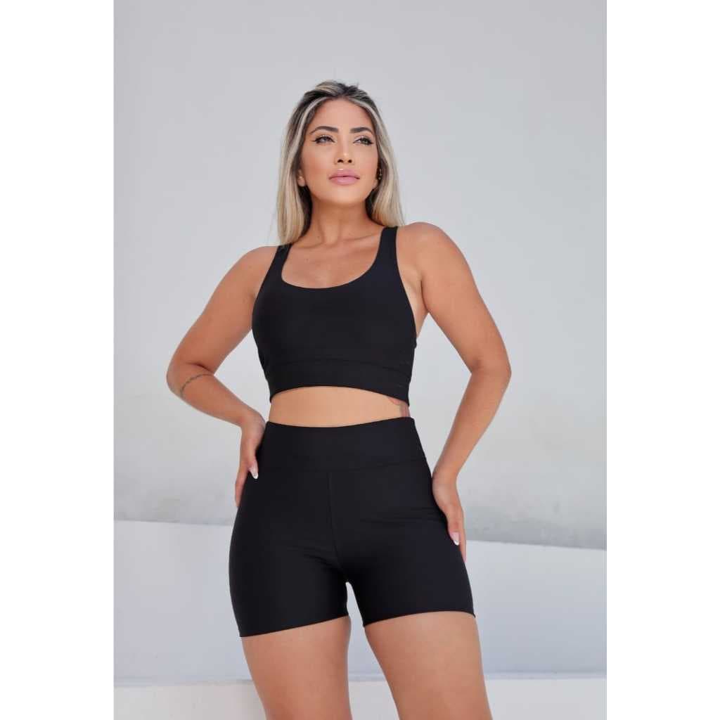Conjunto top sem bojo Conjunto de Academia conjunto fitness