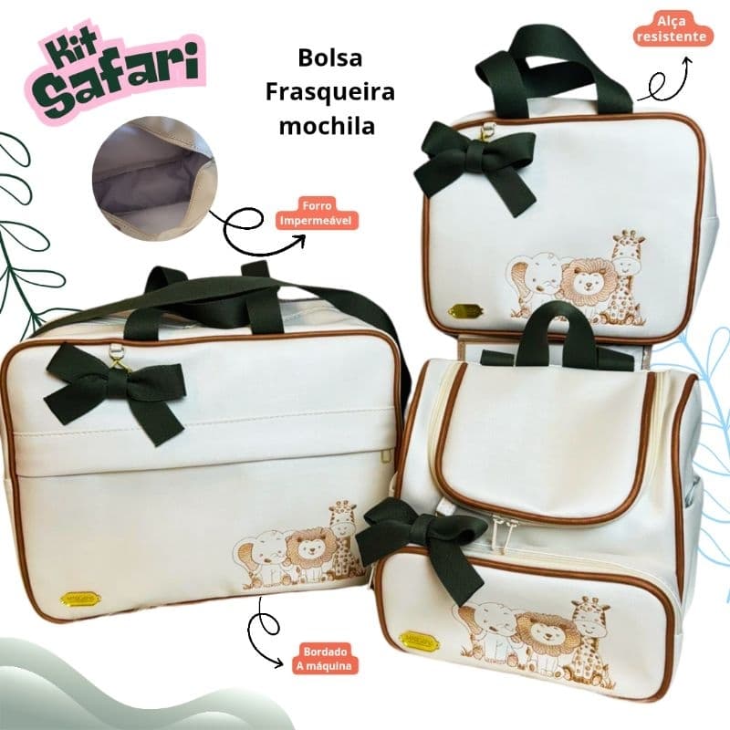 Bolsa maternidade Safari
