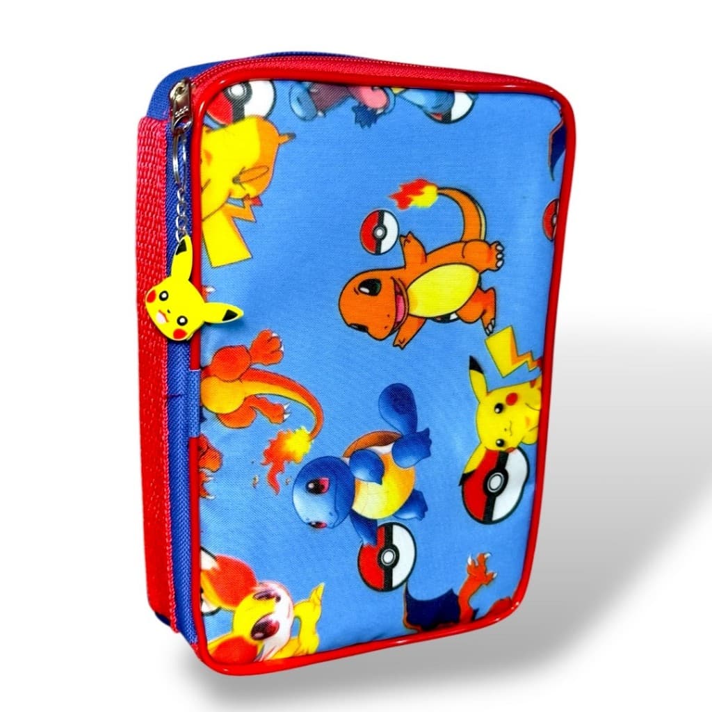 ESTOJO BOX POKEMON ESTOJO PIKACHU ESTOJO BOX 100 PENS ORGANIZADOR ESCOLAR INFANTIL