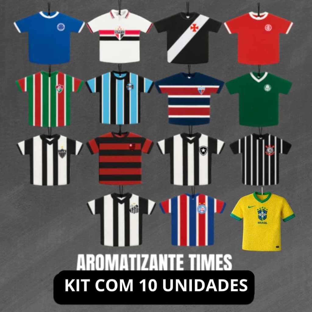 KIT 10 Unidade Aromatizantes Cheirinho Para Carro ORIGINAL