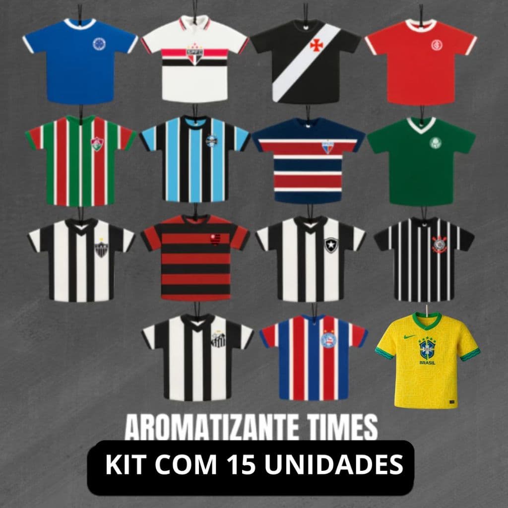KIT 15 Unidades Aromatizante Cheirinho Para Carro ORIGINAL