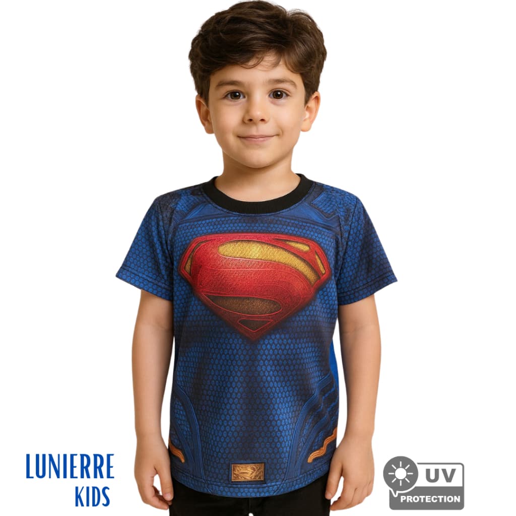Camiseta Infantil Super Man Super Homem