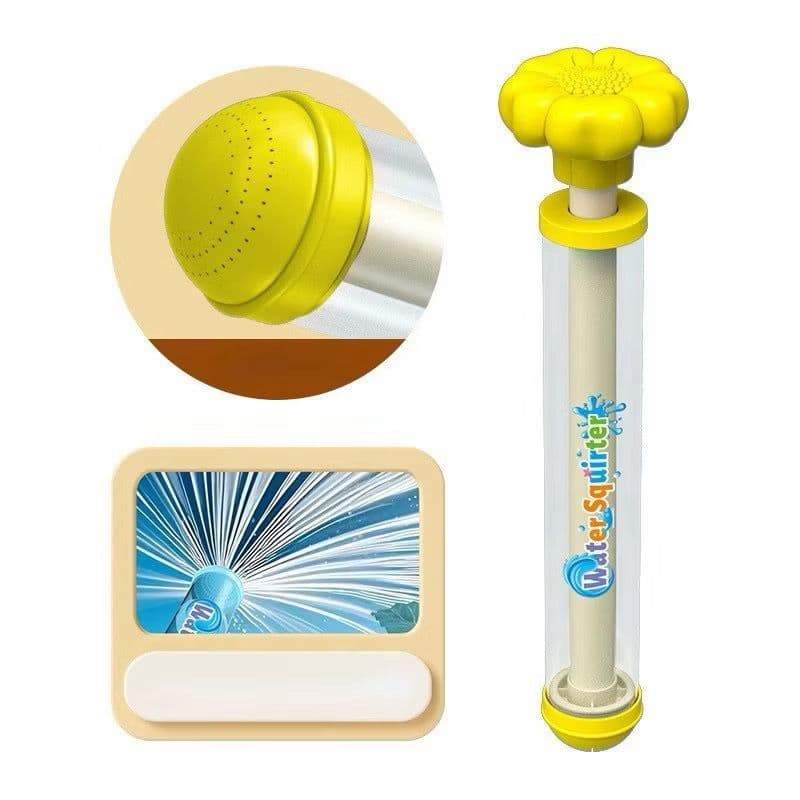Jato Mágico Lançador de Agua Super Divertido Amarelo