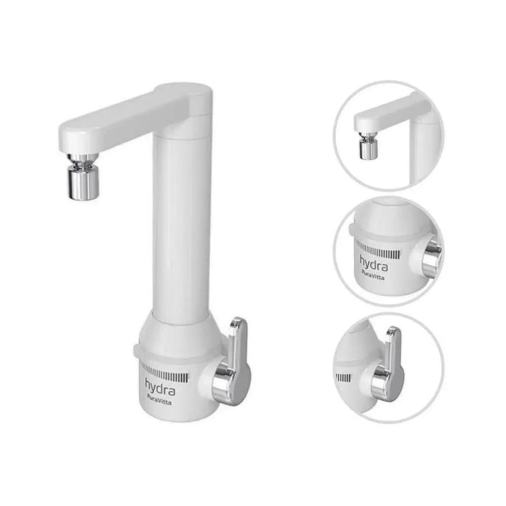 Torneira De Parede Bica Móvel Eletrônica PuraVitta 127V 5500W Hydra