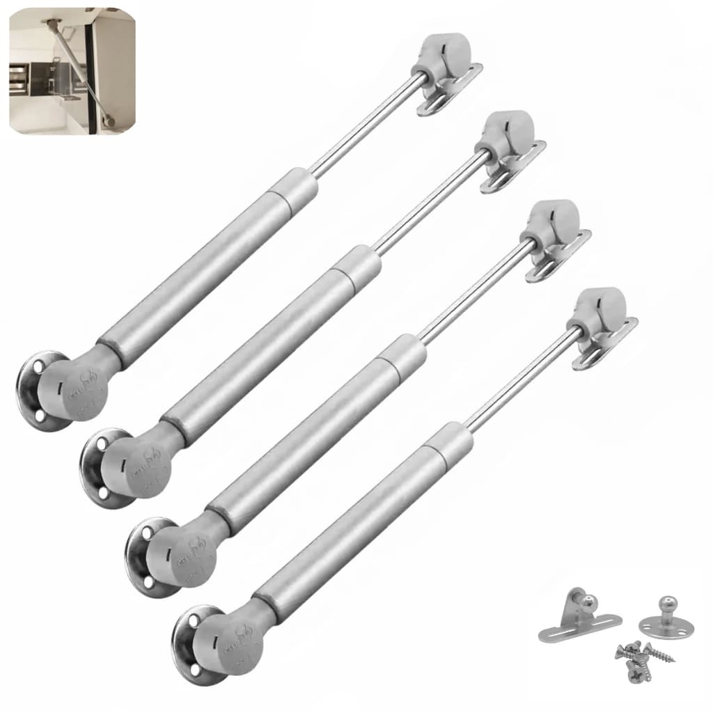 Kit 4 Peças Pistão à Gás Amortecedor Para Porta Armário Cozinha Abre Para Cima Móveis 40N-150N