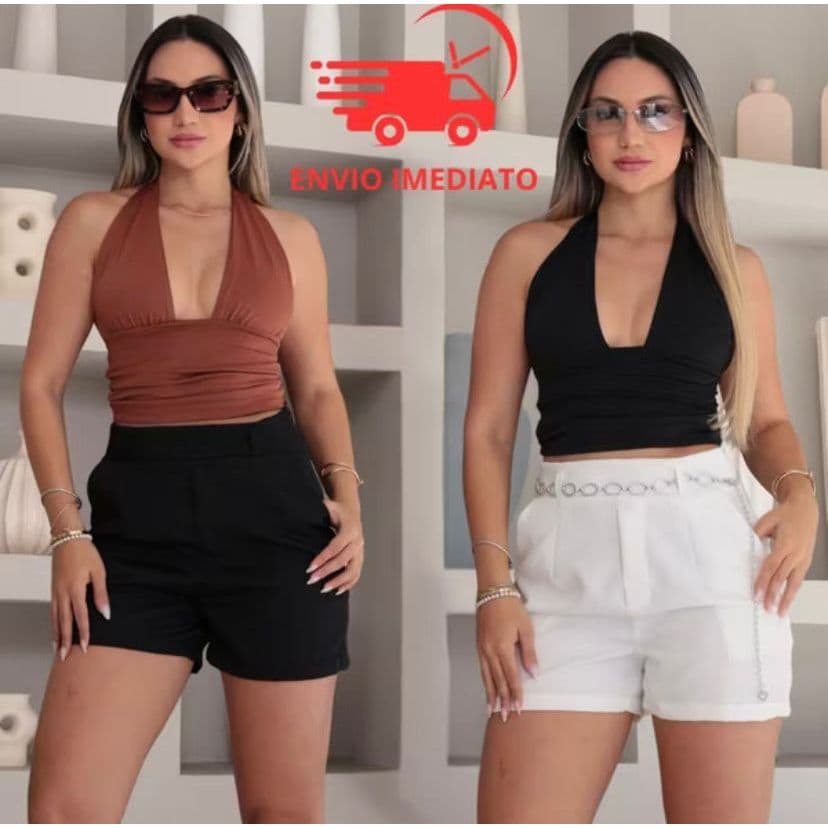Cropped Amarração Feminino Verão – Ajustável, Top Estiloso