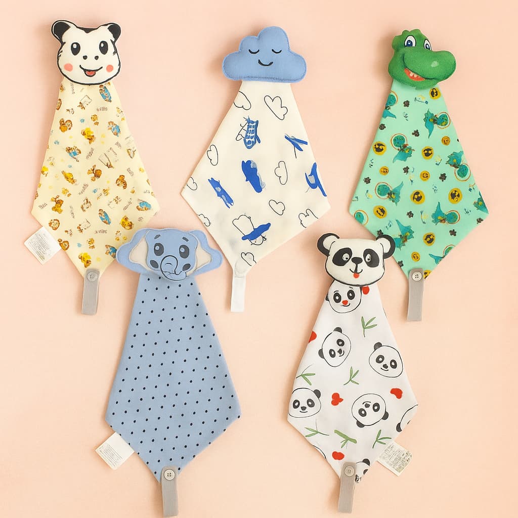 Naninha Infantil Menino Suporte de Chupeta Recém Nascido Masculino Bebe Promoção Lançamento