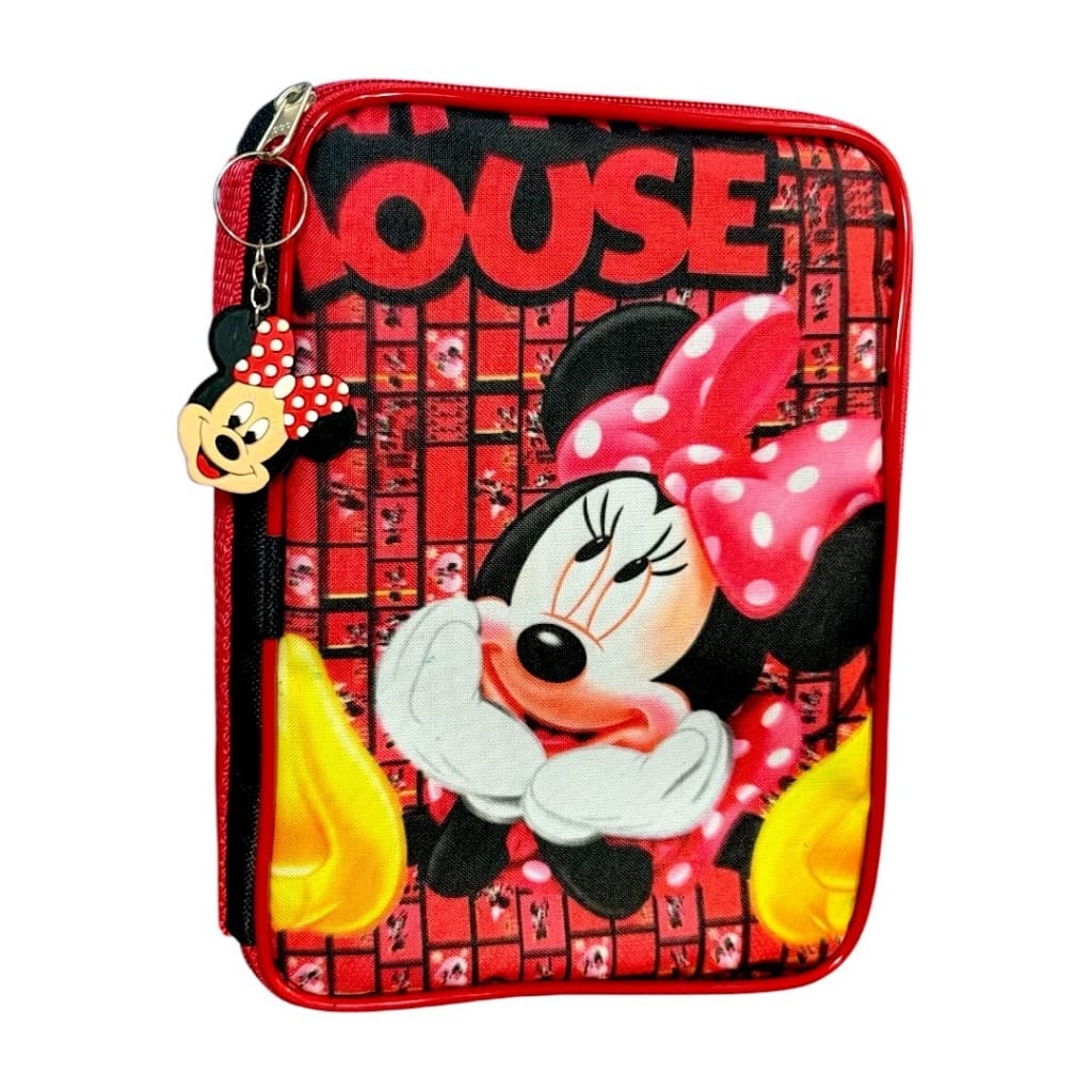 ESTOJO BOX MINNIE ESTOJO BOX 100 PENS ORGANIZADOR ESCOLAR INFANTIL MENINA MENINO