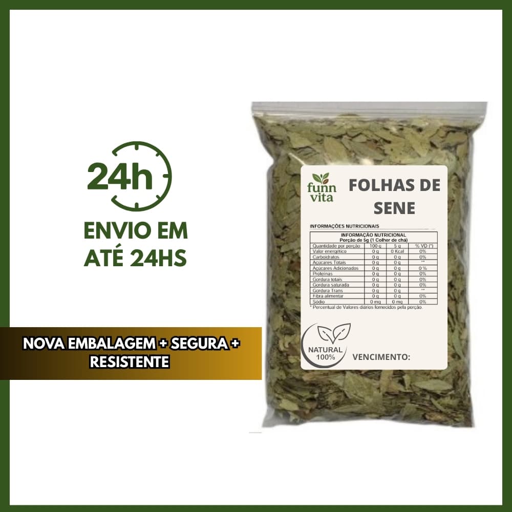 CHÁ DE SENE EM FOLHAS