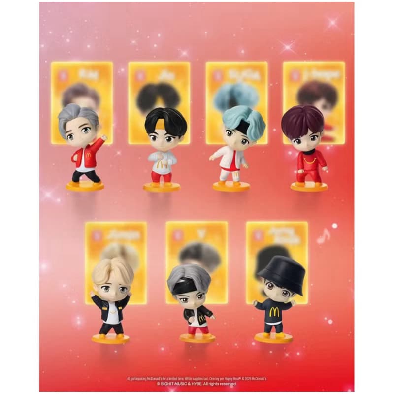 Coleção completa BTS Tiny Tan McDonald