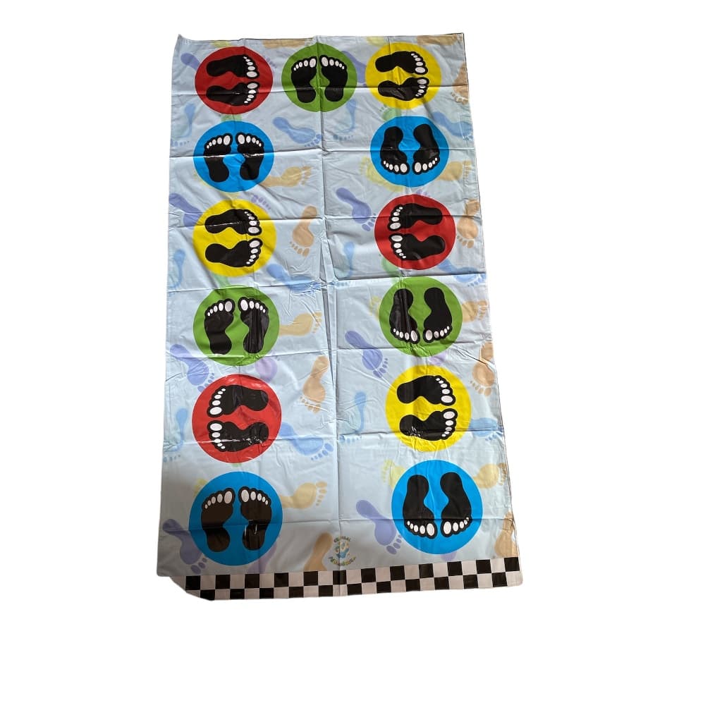 Tapete Circuito Psicomotor Tapete Escolar Pule e Vire 2,50x1,40 Atividade Motora.