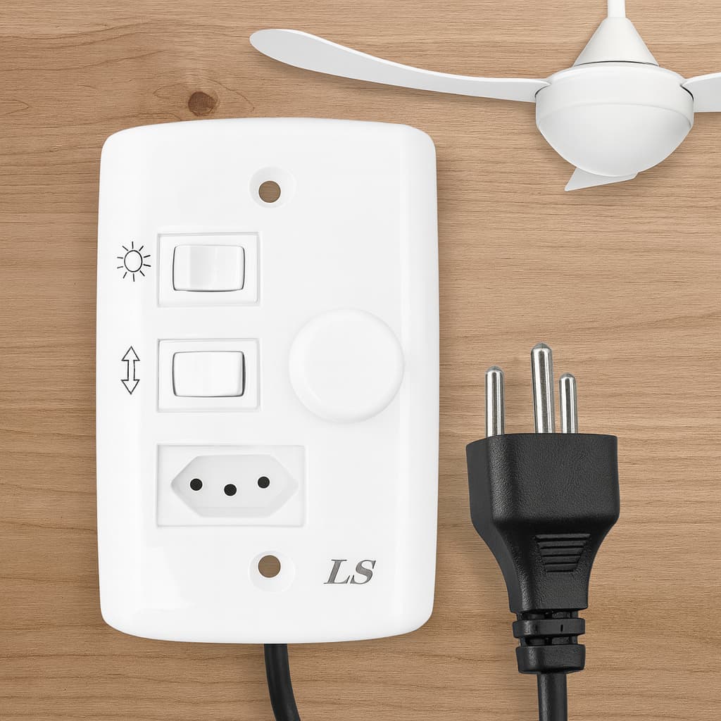 Chave Pra Ventilador De Parede E TETO Oscilante Bivolt Controle de Velocidade Ventilador Universal
