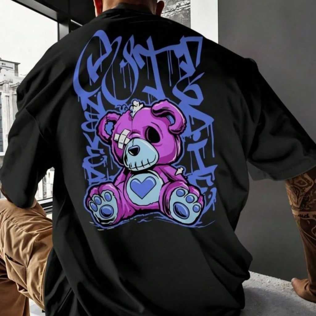 Camisa Oversized Treino Academia Streetwear Camiseta Larga Urbana Hip Hop Look Estiloso