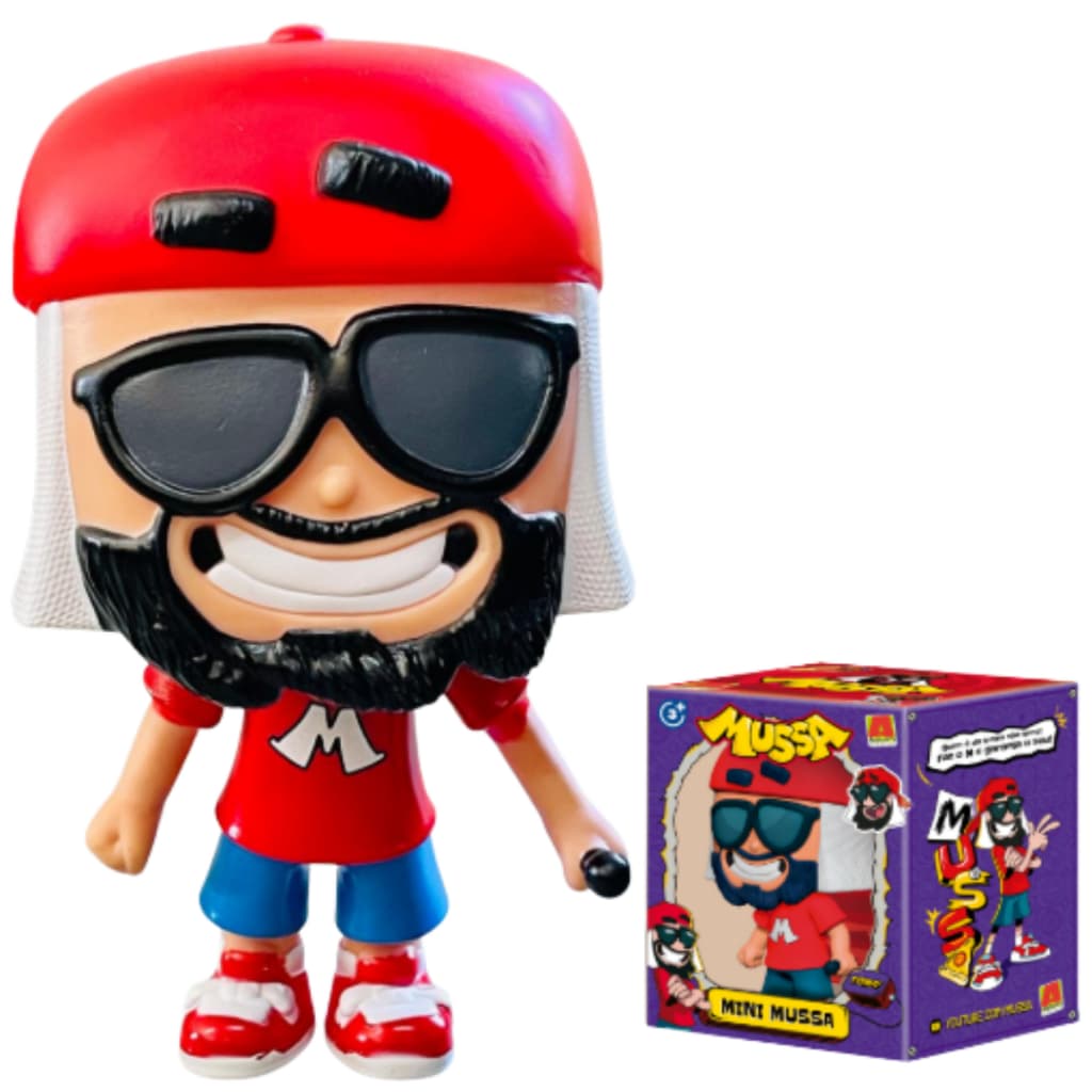 Boneco Mini Mussa Vinil Articulado 15cm Mussoumano