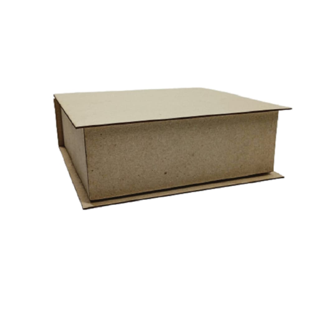 5 recorte de Papelão Para Caixa Cartonada 25x21x8 Modelo Tampa Livro + TAG SOBREPOR