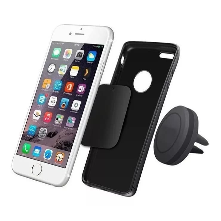 Suporte Veicular Magnético Para Celular Carro Ventilação De Ar Universal Tablet iPhone Samsung