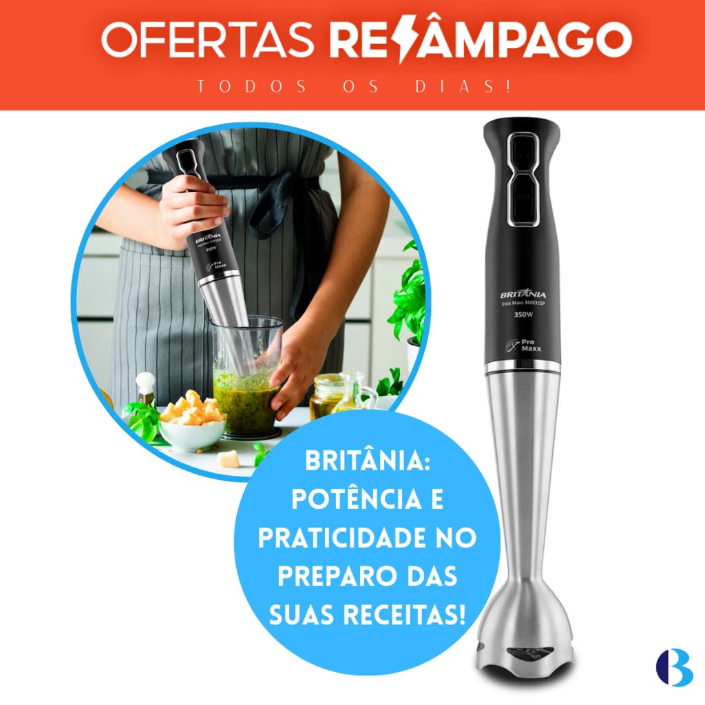 Mixer Britânia Inox Maxx 127V Copo De 700ml - Fácil De Usar, Praticidade E Versatilidade Na Cozinha!
