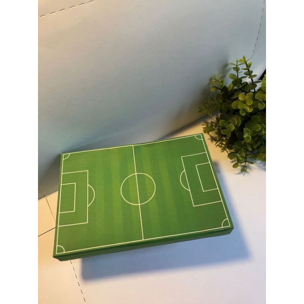 Bandeja De Campo Futebol Personalizada Decoração Papel Festa Aniversário + Caixinhas de docinhos