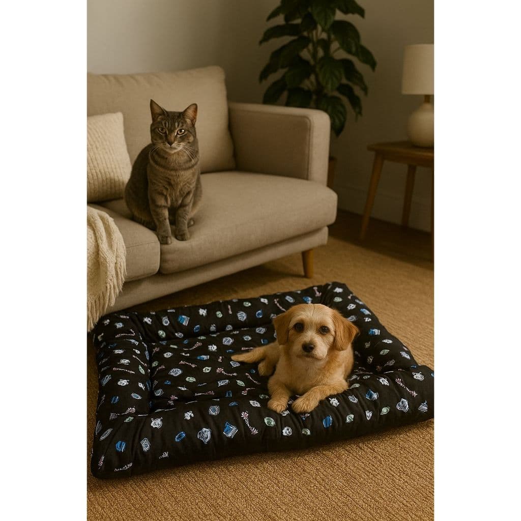 Colchonete Pet Caminha Pet Cachorro Gato Com zíper Lavável Cama Almofada Grande Confortável
