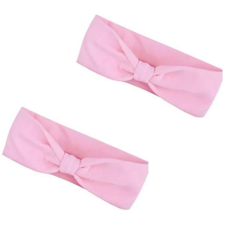 kit faixas de Cabelo Ballet Rosa/ Preto c/2 unidades