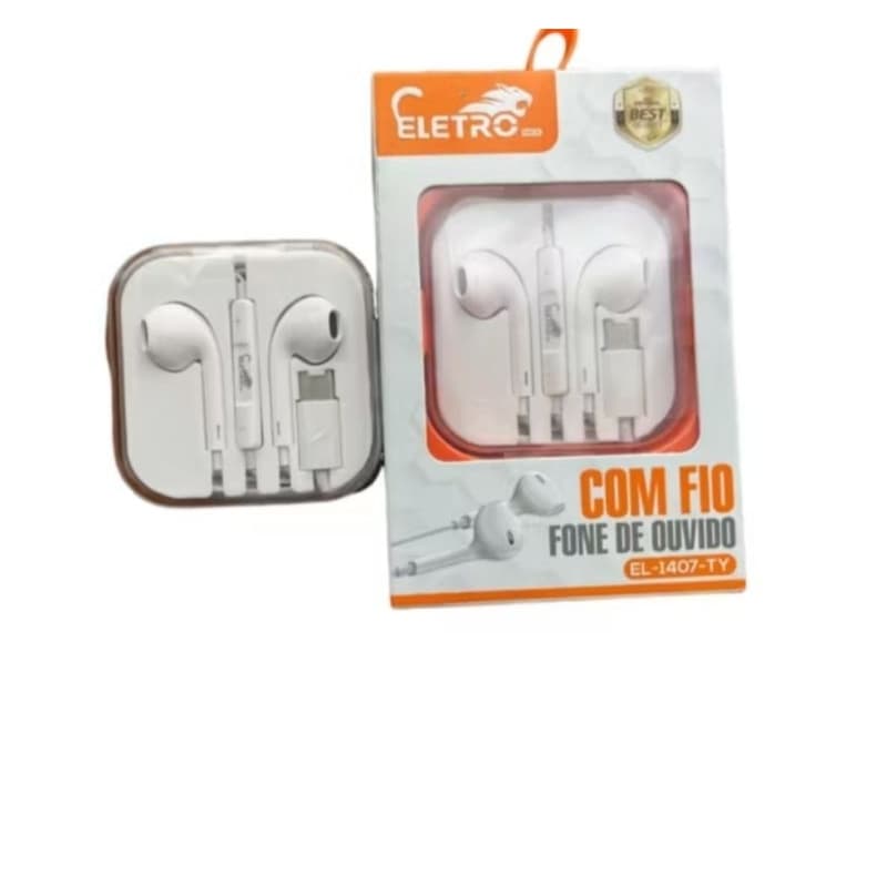 Fone de Ouvido Eletro tipo C EL-1407-TY