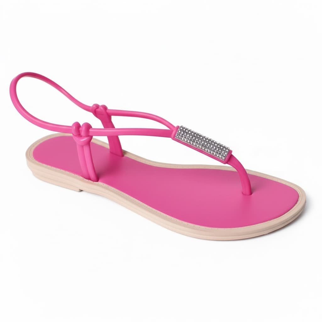 SANDÁLIA RASTEIRINHA ELEGANTE FEMININO COM BRILHO E STRASS PEDRARIA BRILHANTE GLAM S11 TUCLELE