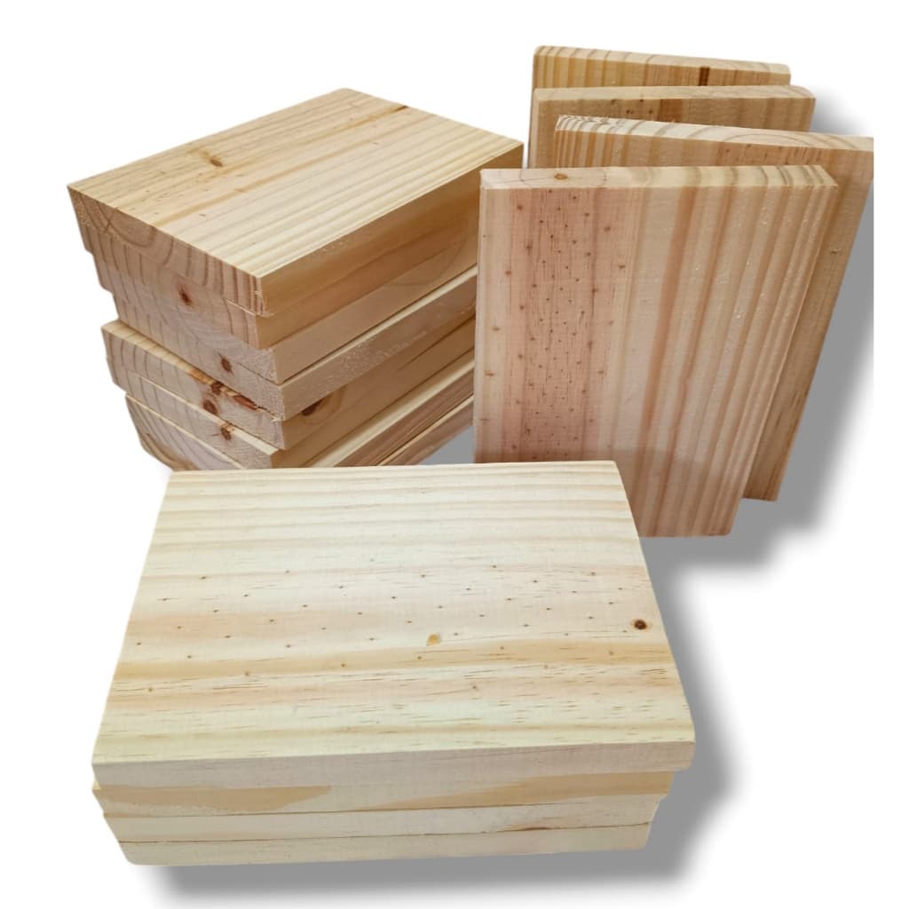 / Art & Lar / Kit com 5 Placas de Madeira Pinus 20x14