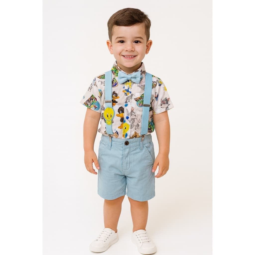 Conjunto Temático Social Looney Tunes Piu Piu E Sua Turma.