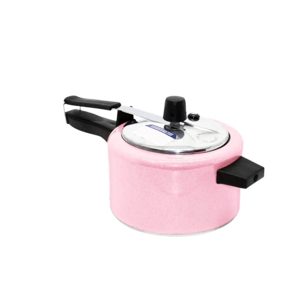 Panela de Pressão Pequena 2,5L Rosa / Preto / Polido / Vermelho