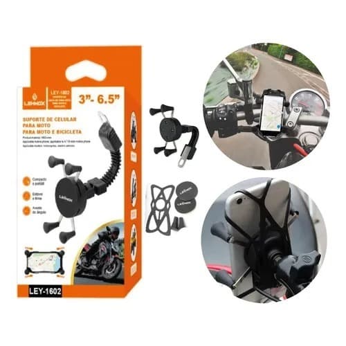 Suporte De Celular Para Moto E Bicicleta - LET-1602 - LEHMOX
