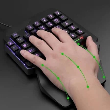 Mini Teclado Gamer Com Led - LEHMOX - LEY-2083
