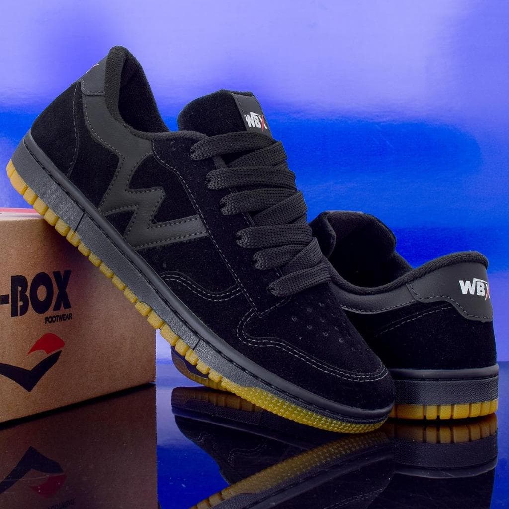 Tenis W box DANKS PRETO PRETO Campen Premium Unissex Academia Casual  Confortavel W Corrida