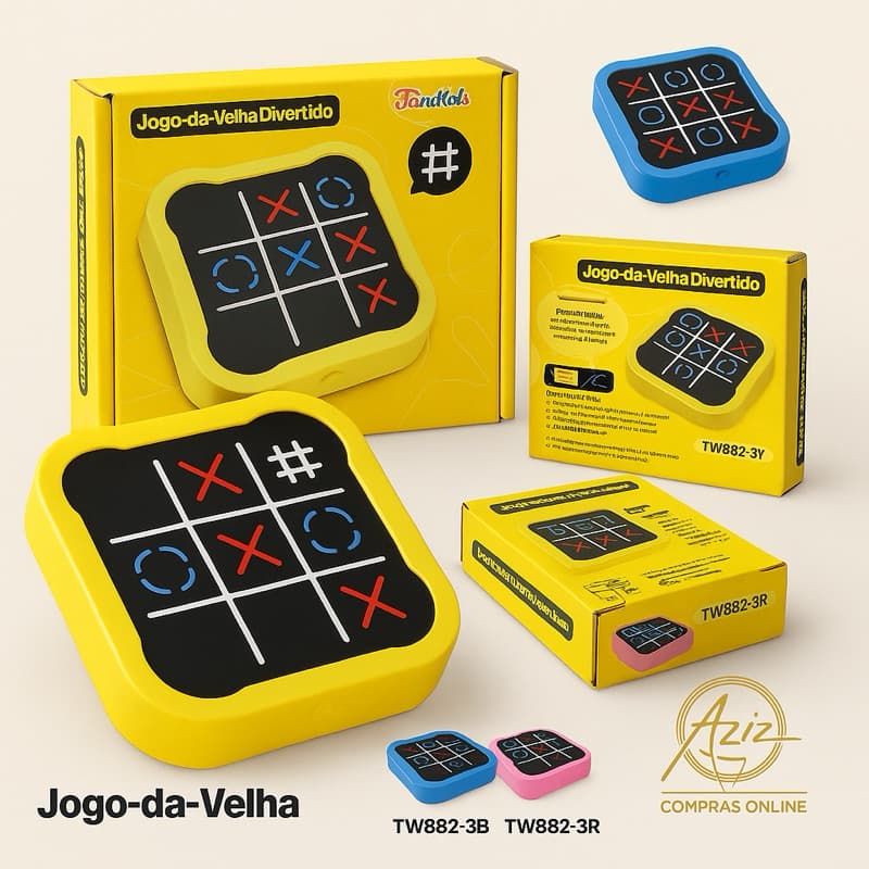 Tic Tac Toe Eletrônico Criativo – Jogo Educativo e Divertido para Toda a Família