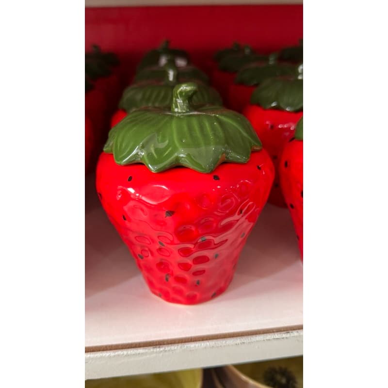 Porta Alimentos ou Doces em Formato de morango!! Enfeite Decorativo..