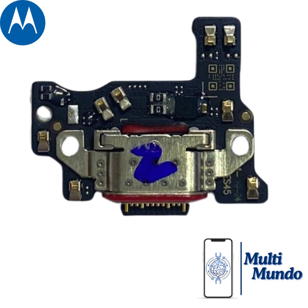 Placa Conector De Carga Turbo Para Moto Edge 50 Neo