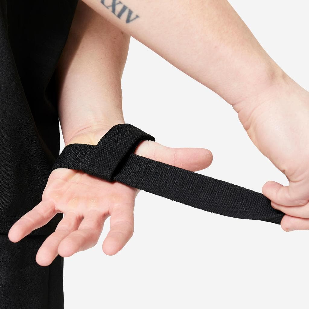 Tala Fita Straps 100% Algodão Academia Crossfit Musculação Hand Grip Munhequeira