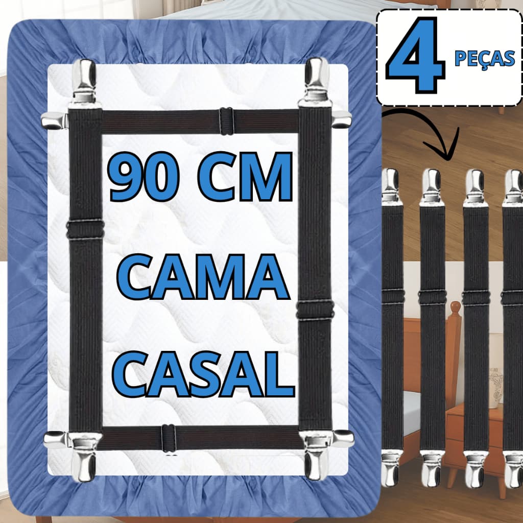 Prendedor Lençol Com Elástico Ajustável Para Colchão Cama Sofa lençol 2 e 3 Pontas