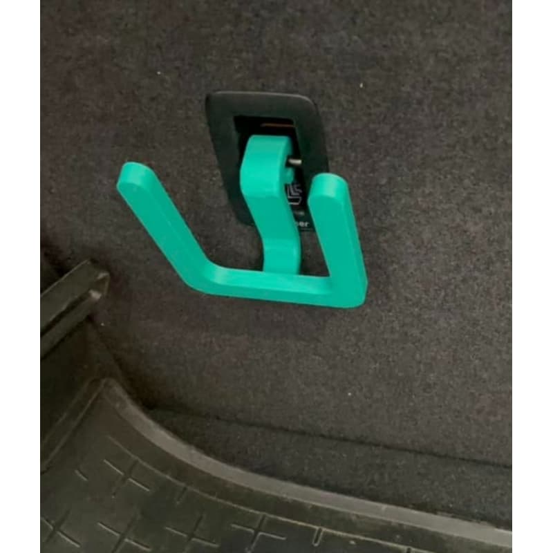 Ganchos de chuteiras para o sistema ISOFIX do carro